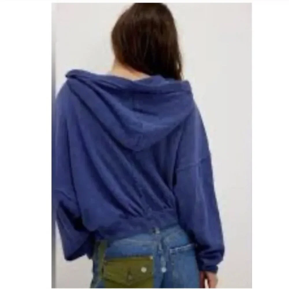 NWT Free People We The Free Atlas Hoodie, Navy Blue | Size XS